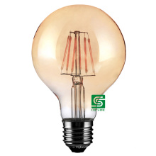 New Arrival G80 Global Lamp 8 Watt Filament LED E27 Clear Glass Edison Lighting Lamp
